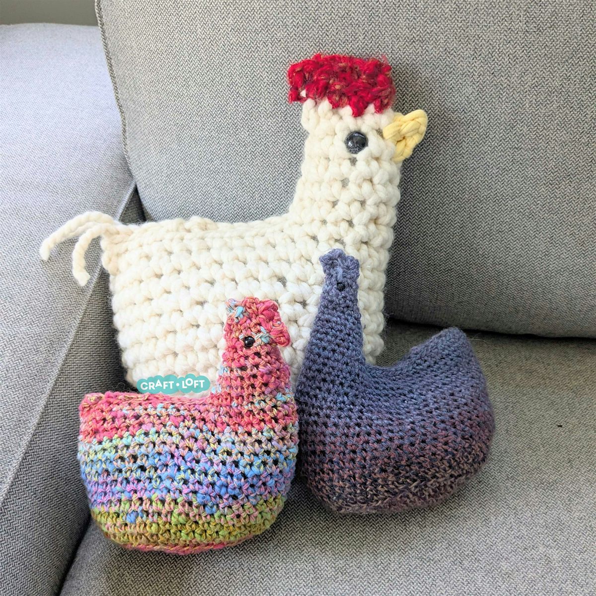 Advanced Beginner Crochet - Chicken Plushie