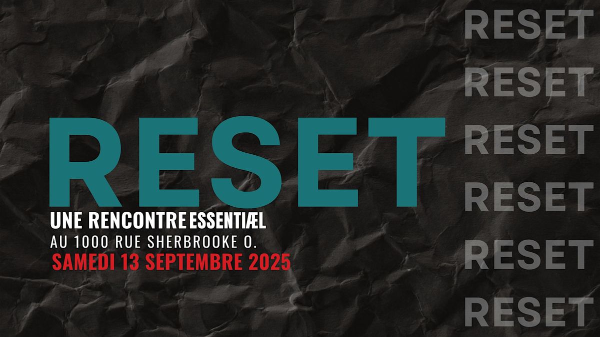 RESET - SEPTEMBRE 2025