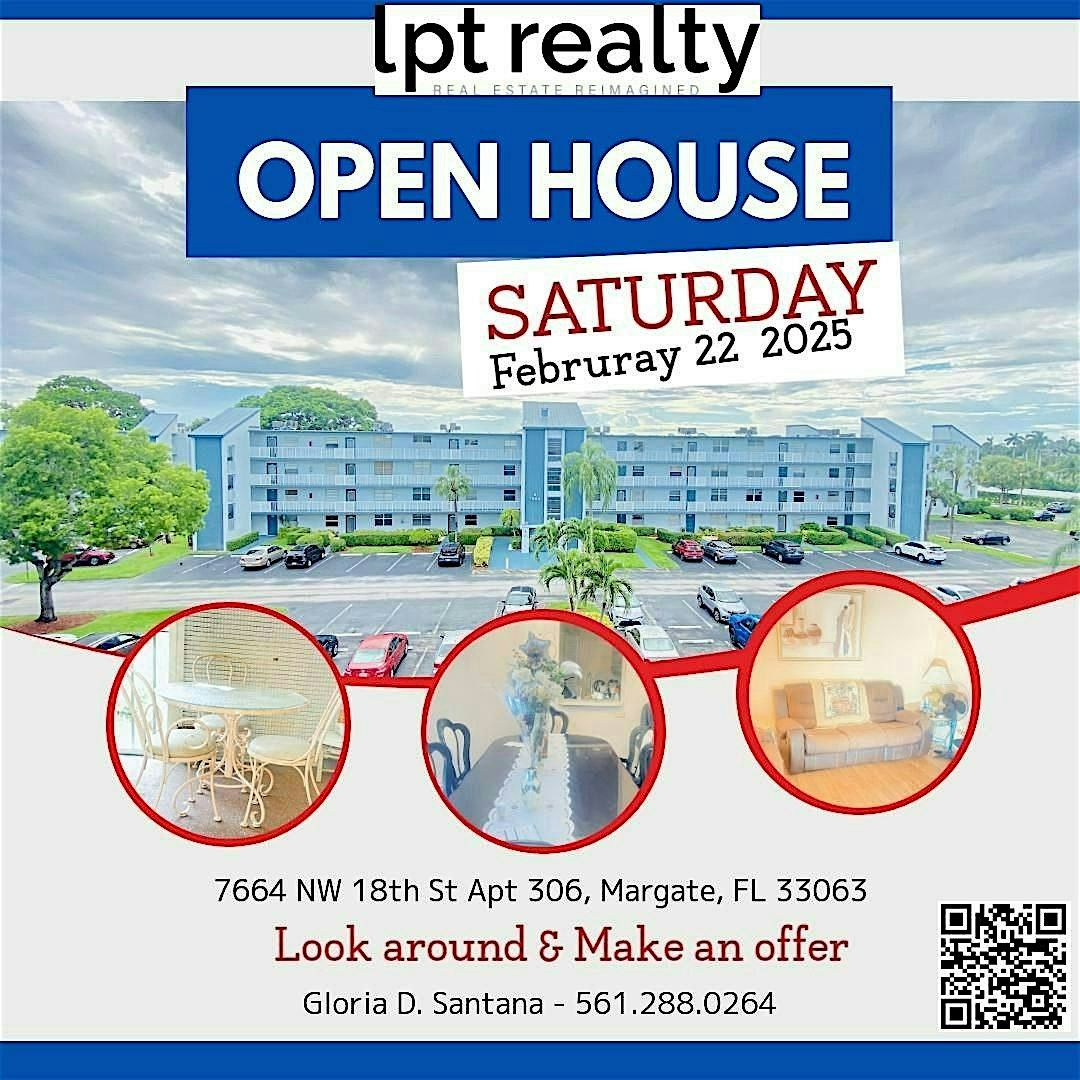 FREE OPEN HOUSE: 55+ Condo Community in Margate, FL