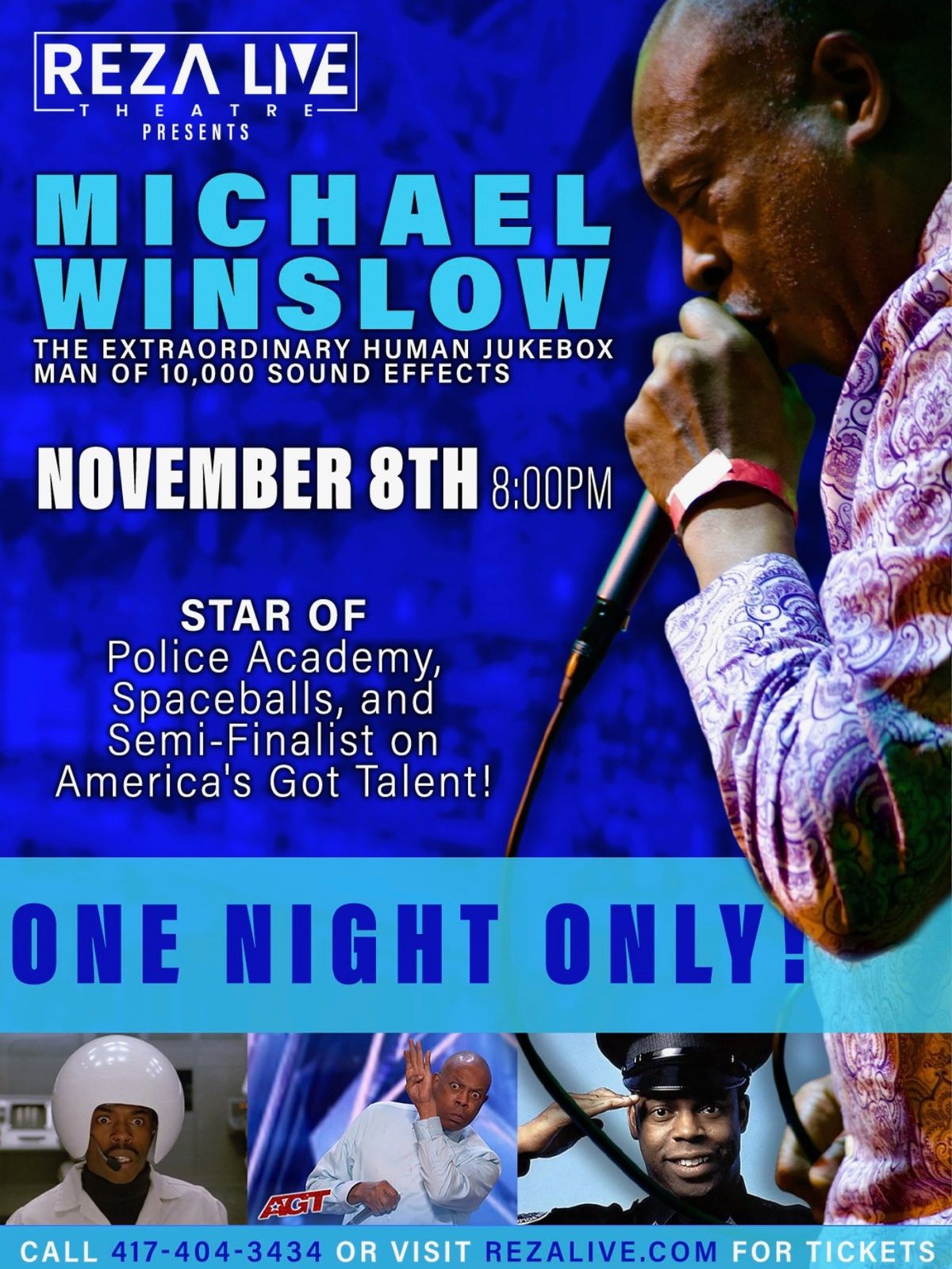 Michael Winslow Live in Branson! THIS FRIDAY!