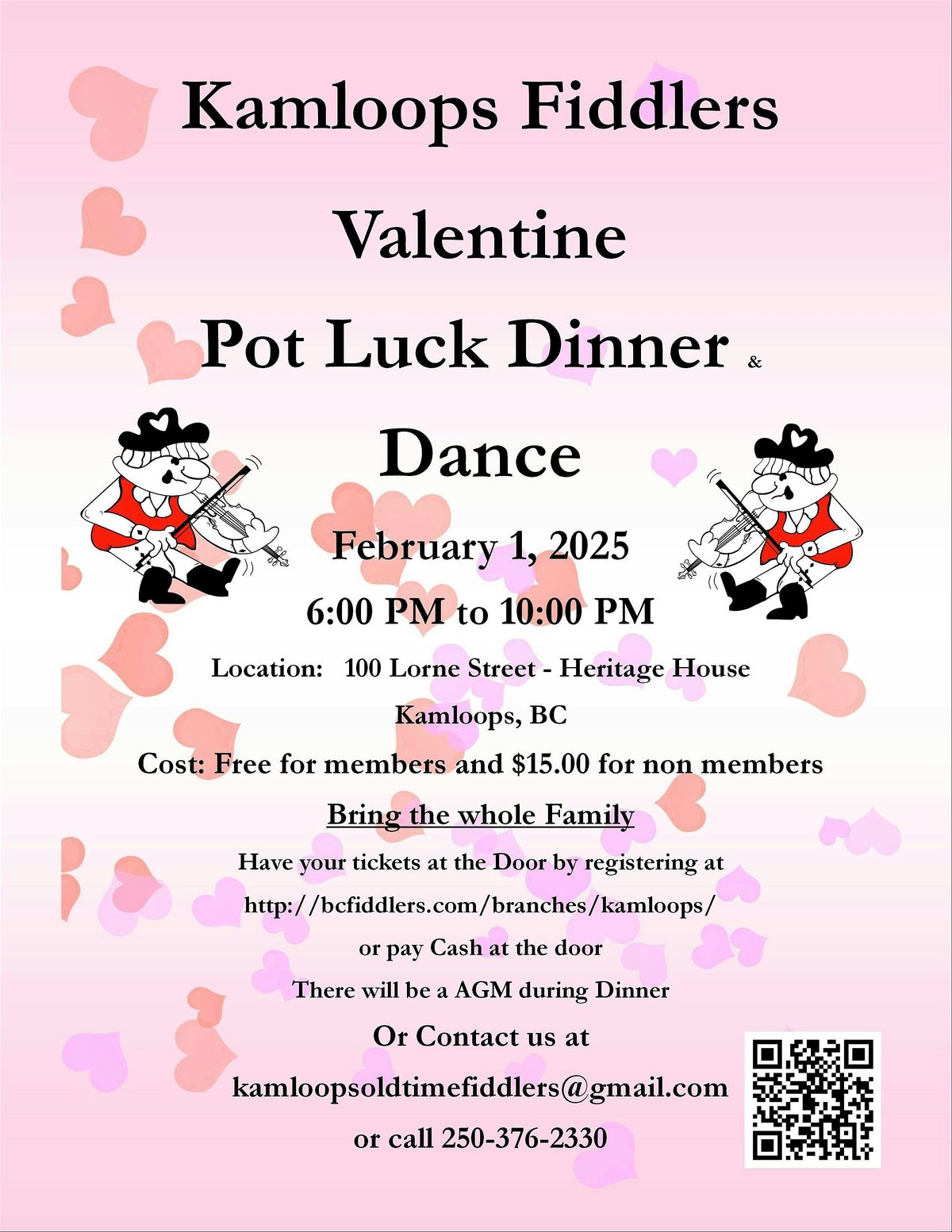 Valentine Potluck Dinner & Dance