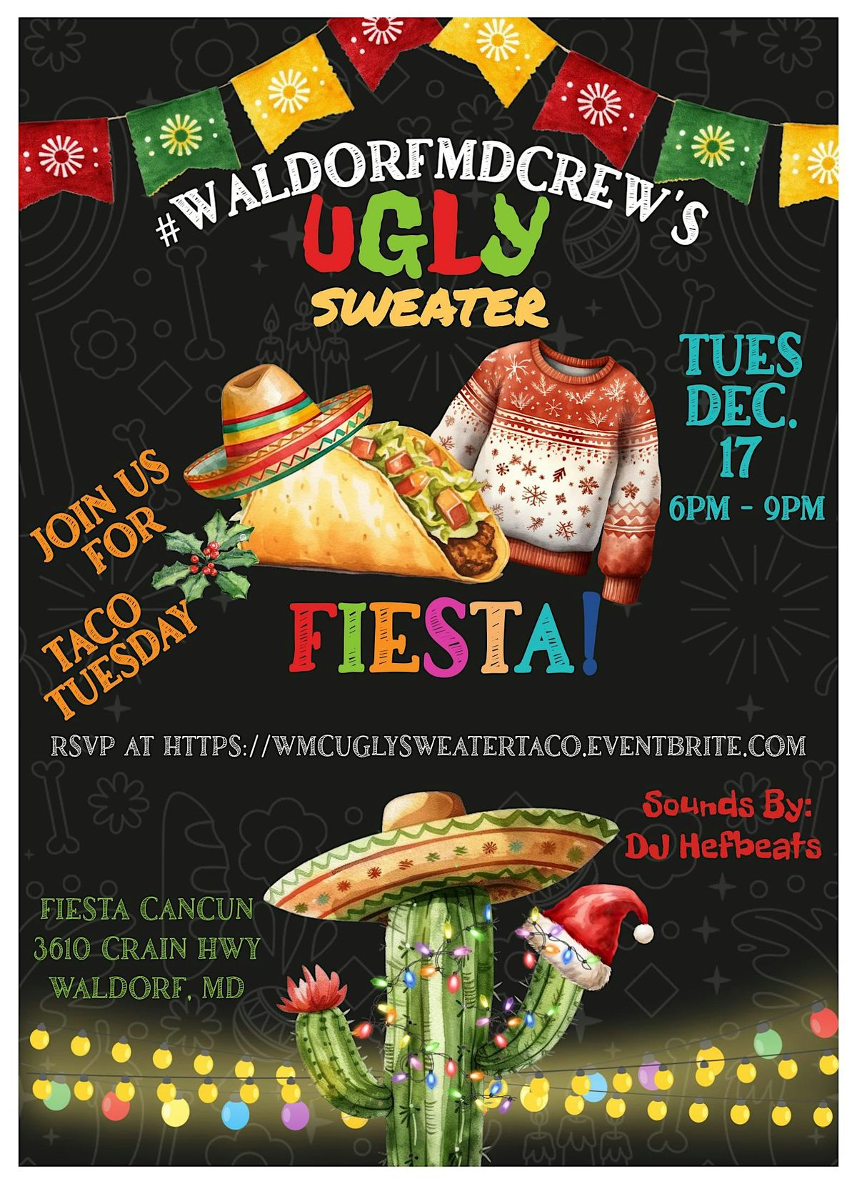 #WaldorfMDCrew's Holiday Ugly Sweater FIESTA!