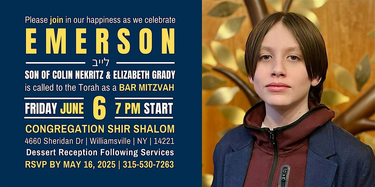 Emerson Grady\u2019s Bar Mitzvah