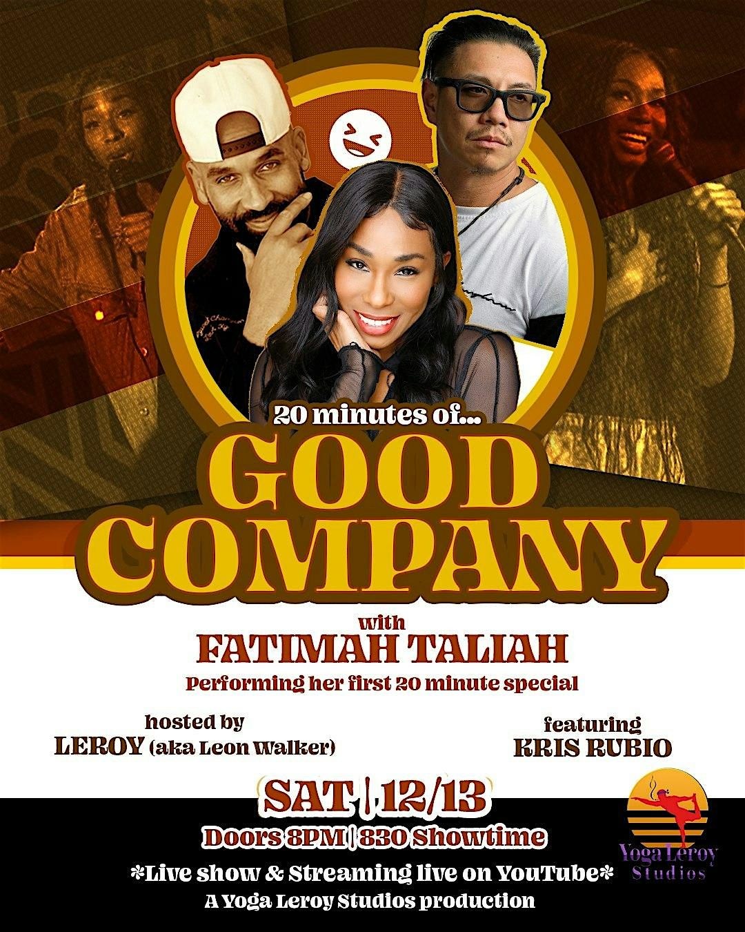 20 min. Of Good Company with Fatimah Taliah