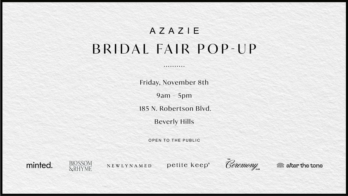 Azazie Bridal Fair Pop-Up