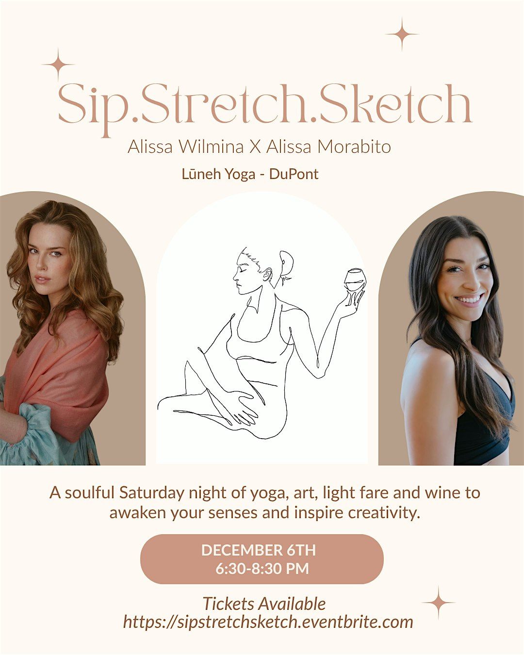 Sip.Stretch.Sketch. with Alissa Wilmina X Alissa Morabito