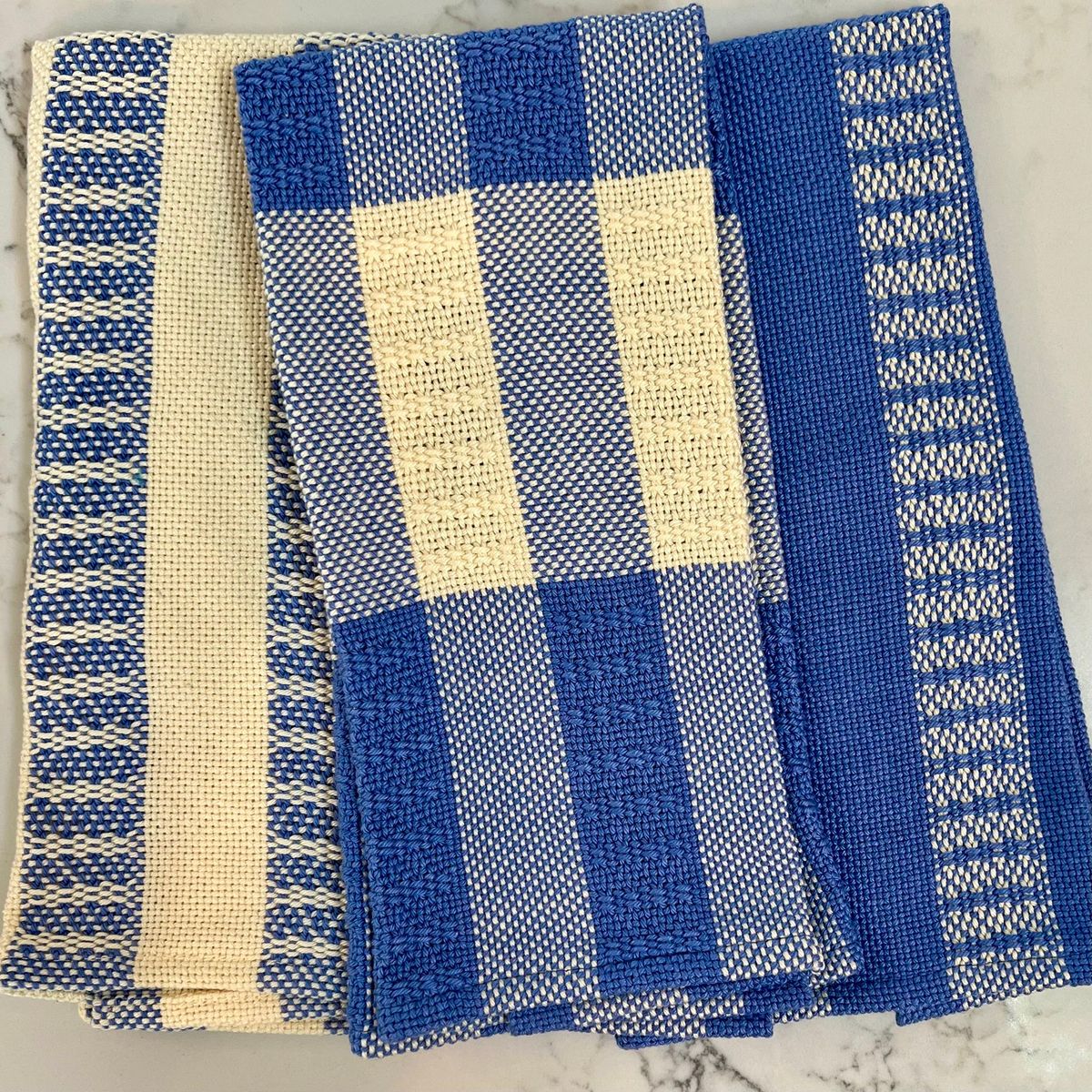 Weft Float Weaving - Dishtowels