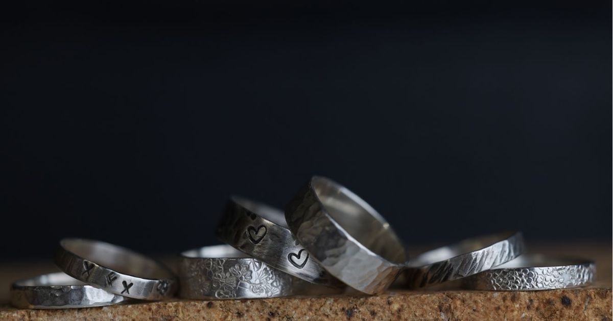 Make a Sterling Silver Hammered Ring - Sunday Afternoon