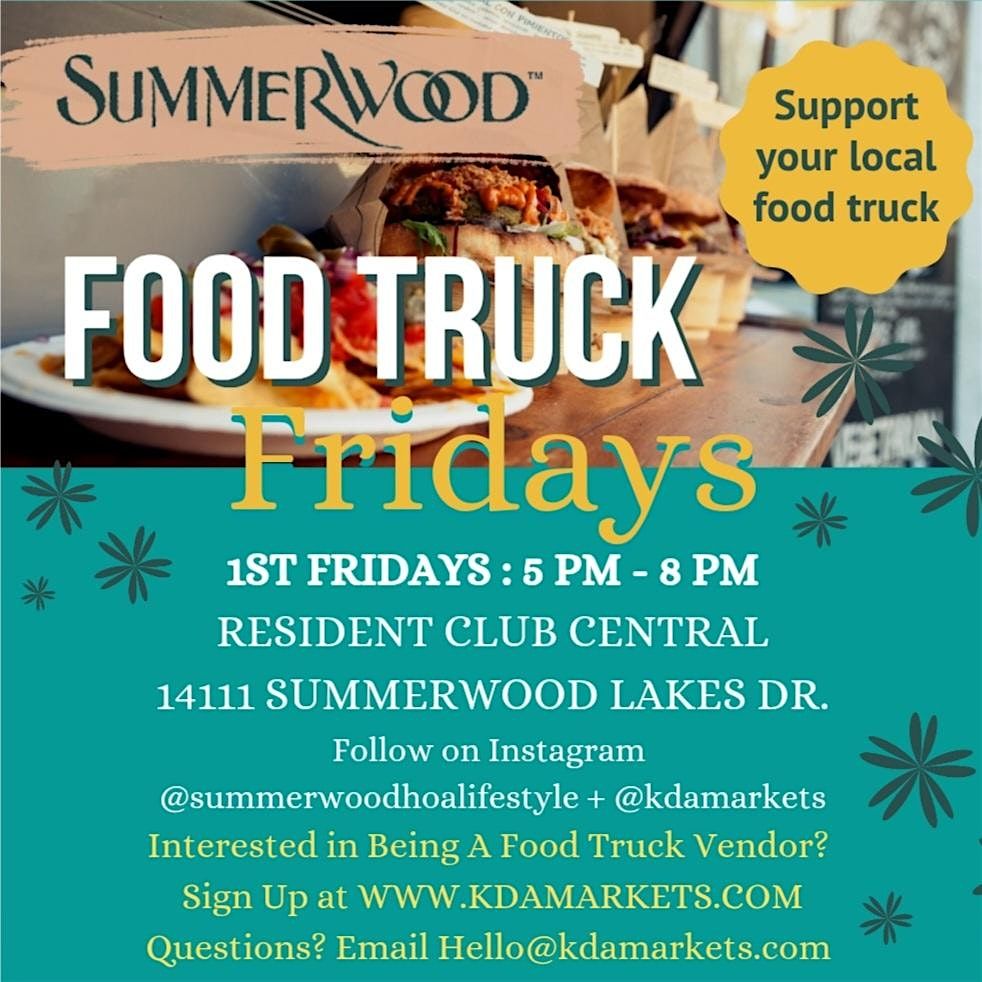 Summerwood's Food Truck Friday