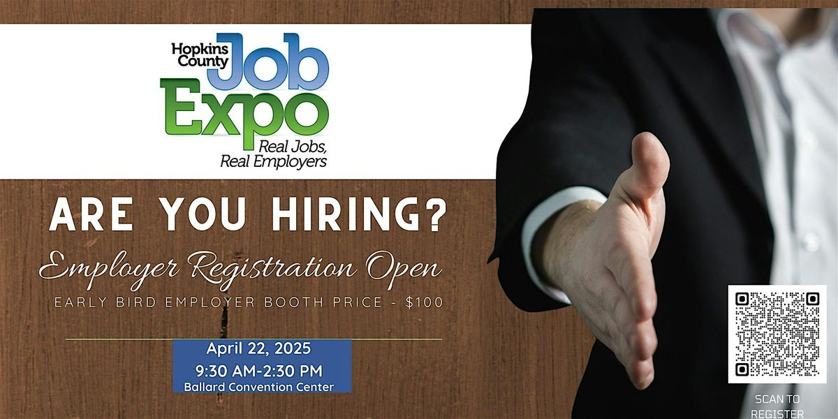 Hopkins County Job Expo 2025-Employer Registration