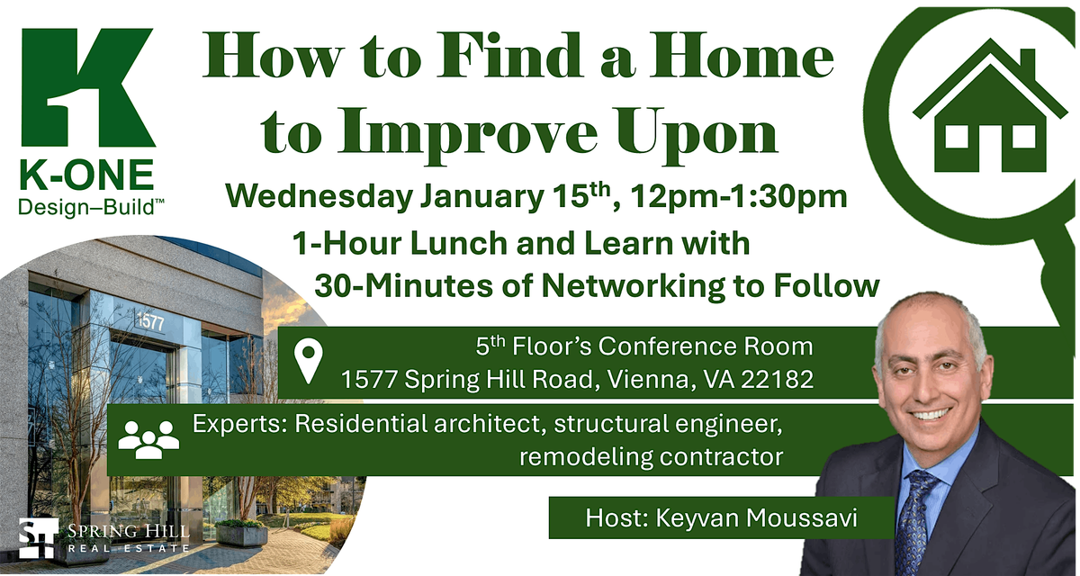 How to Find a Home to Improve Upon Event