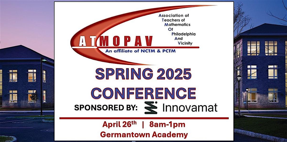 ATMOPAV 2025 Spring Conference