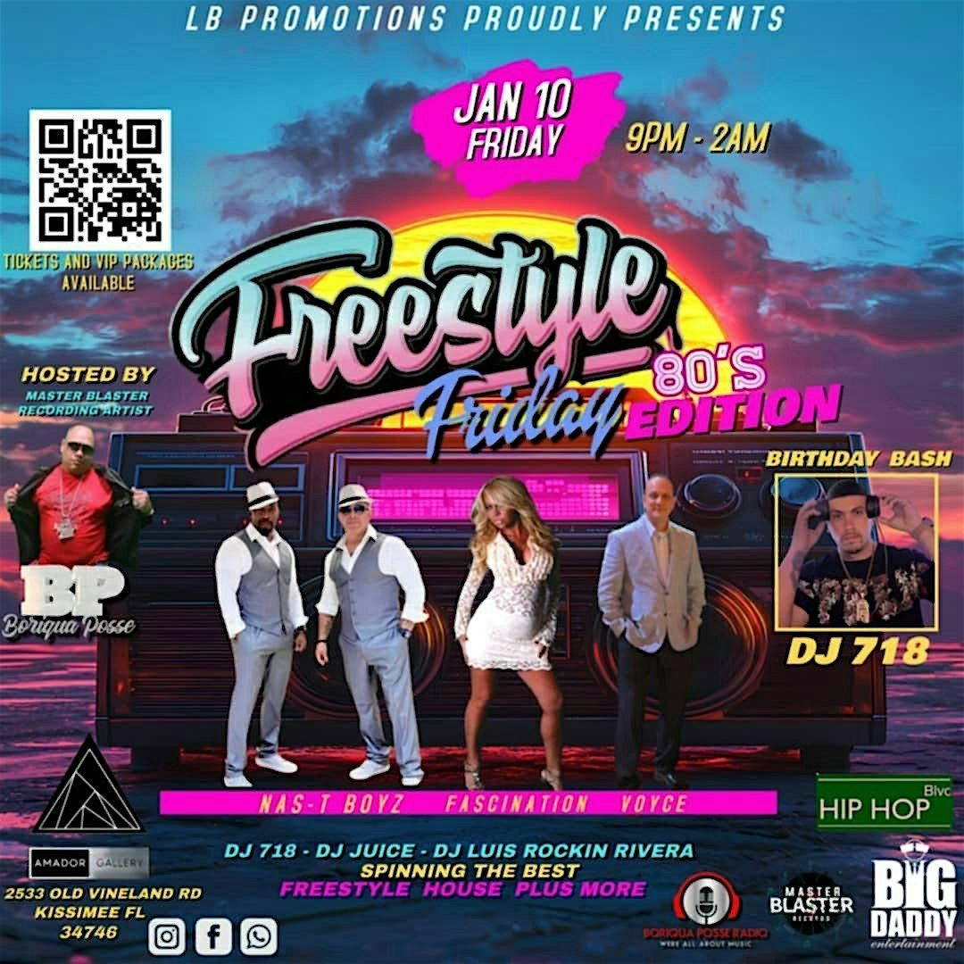 \u2728 Flashback Freestyle Night: Exclusive 80s Dance Party Experience \u2728