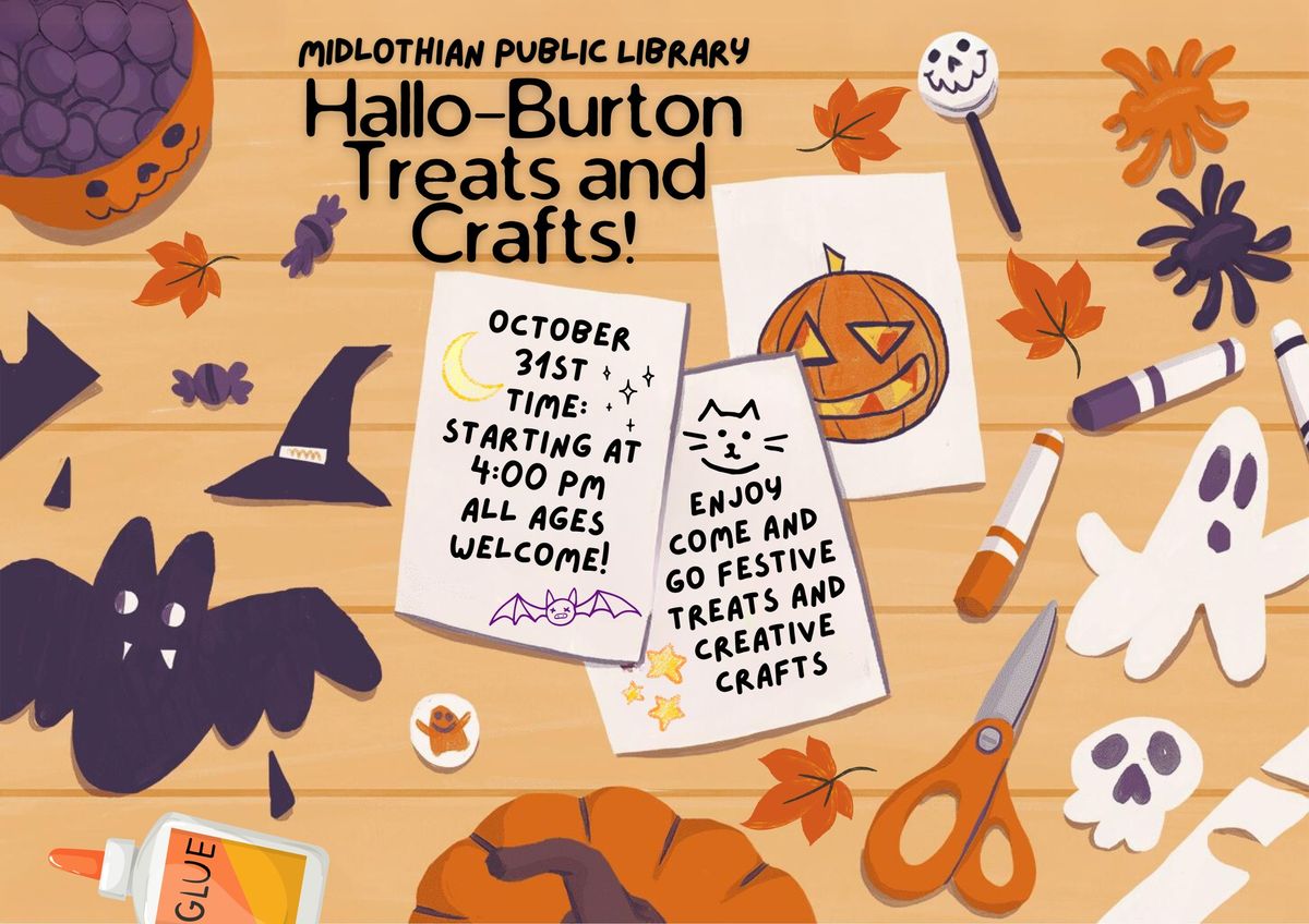 Hallo-Burton Treats and Crafts! 