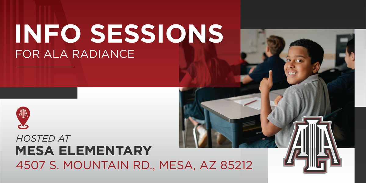 ALA Radiance: Information Sessions (October - December)
