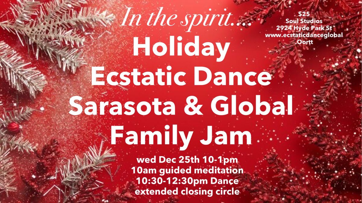 In the spirit: Ecstatic Dance Sarasota and Global Holiday jam 