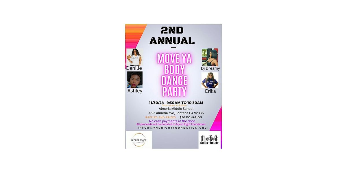 2nd Annual Move Ya Body Dance Party!