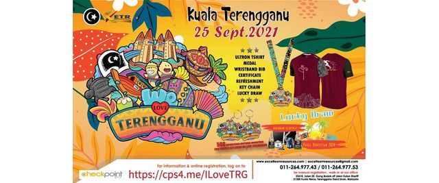 We Love Terengganu Fun Run 2021 Kuala Terengganu Kuala Lumpur 25 September 2021