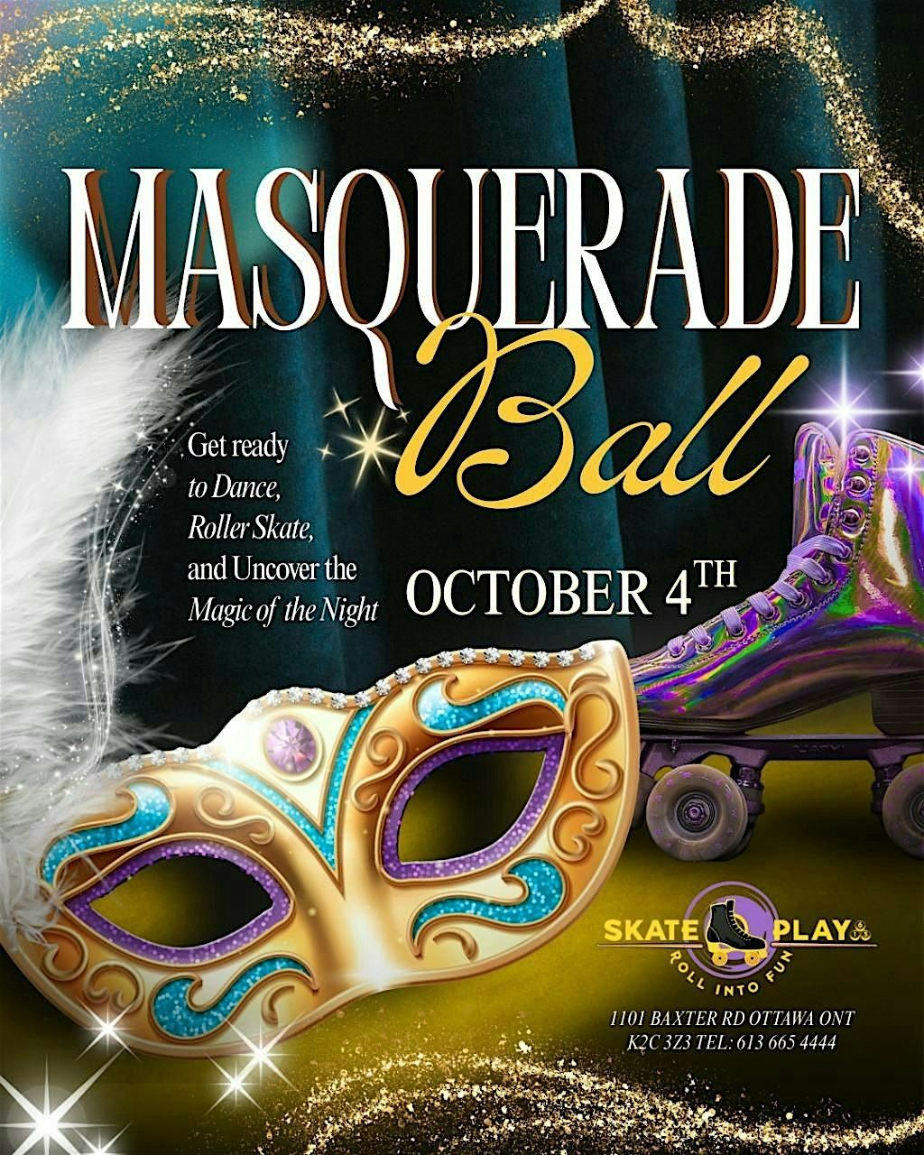 Skate & Play Masquerade Ball