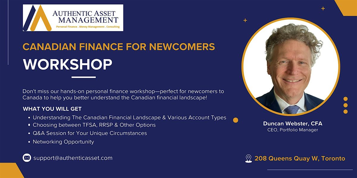 Canadian Finance for Newcomers Workshop