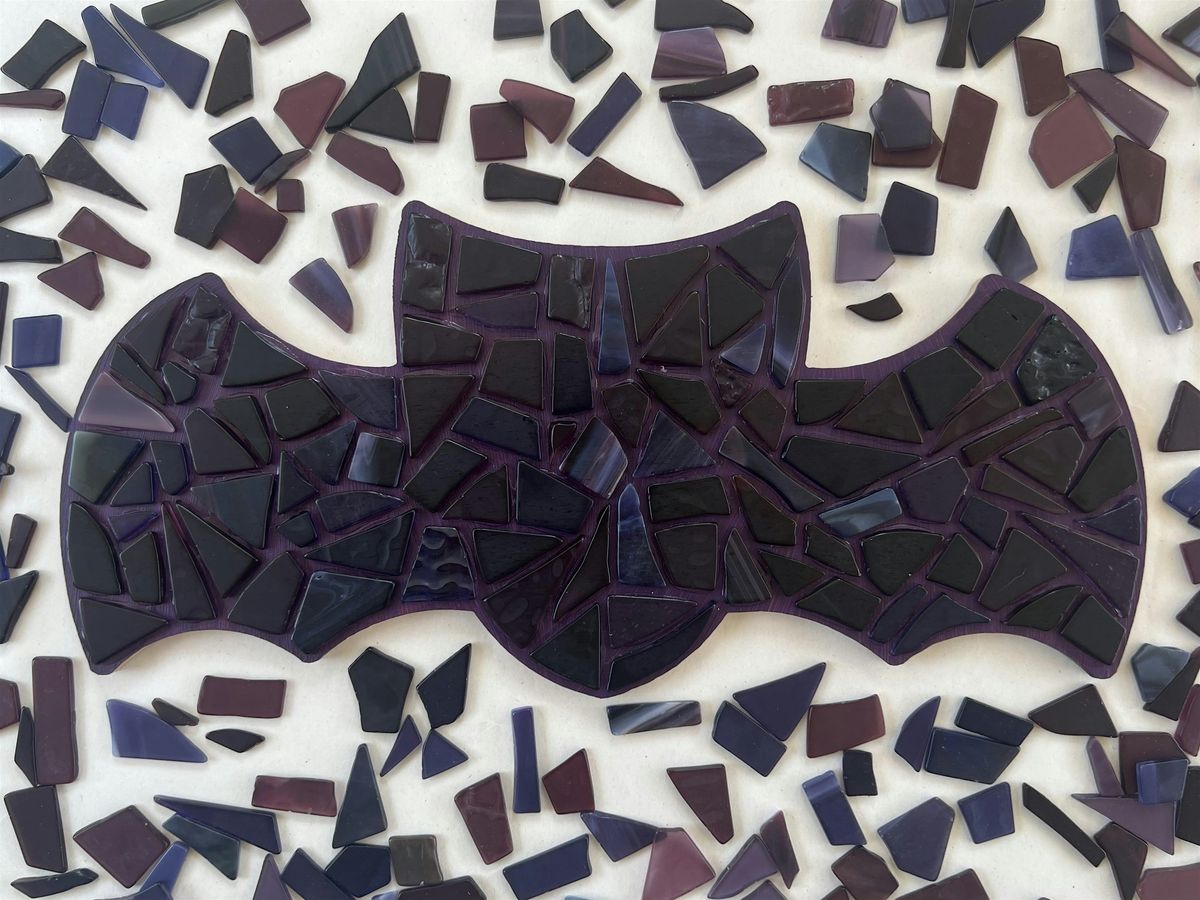 Bat Glass Mosaic class at The Vineyard at Hershey