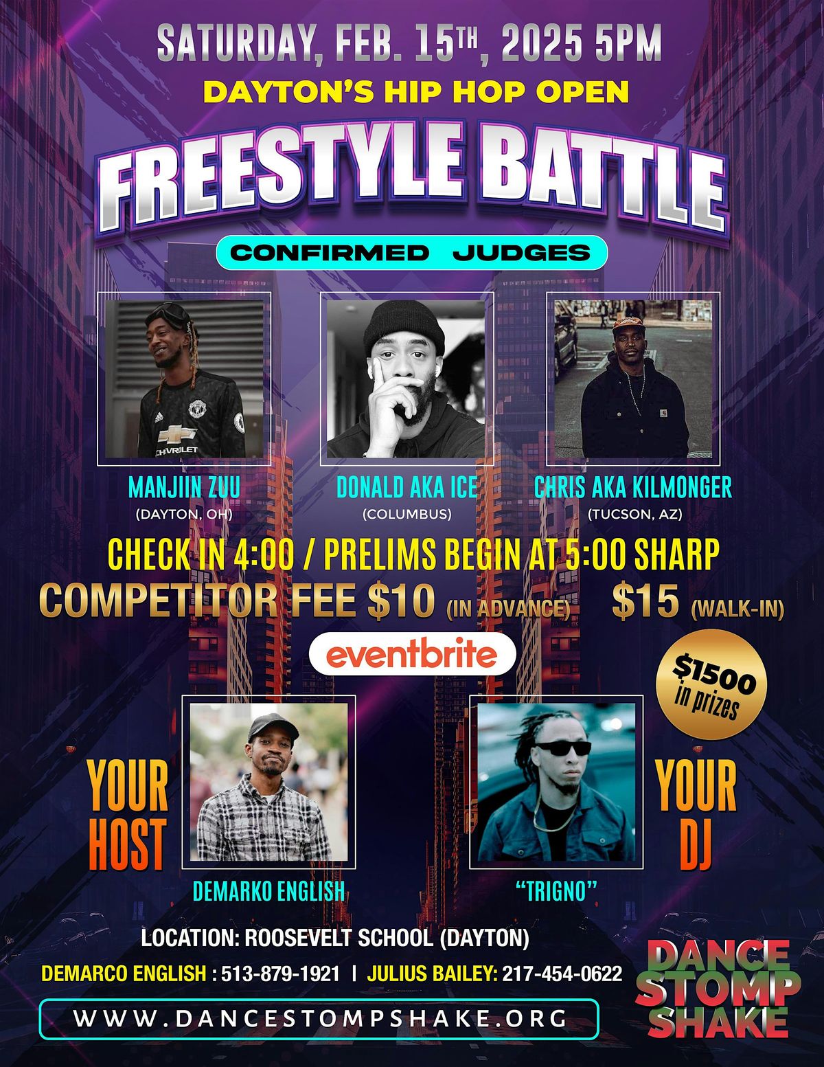 2nd Annual Dayton Open Freestyle Dance Battle