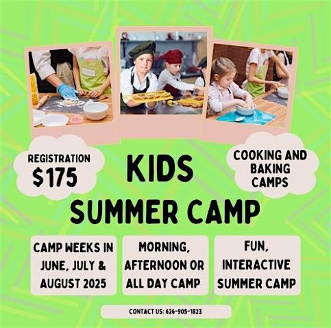 2025 Kids Summer Baking Camp at The RadDish Cooking School