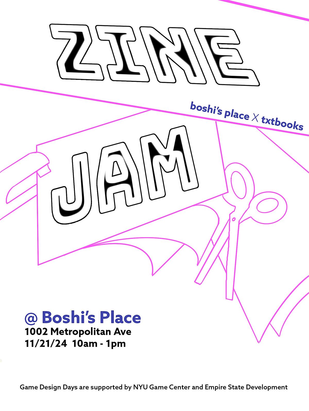 zine jam (boshi's x txtbooks)