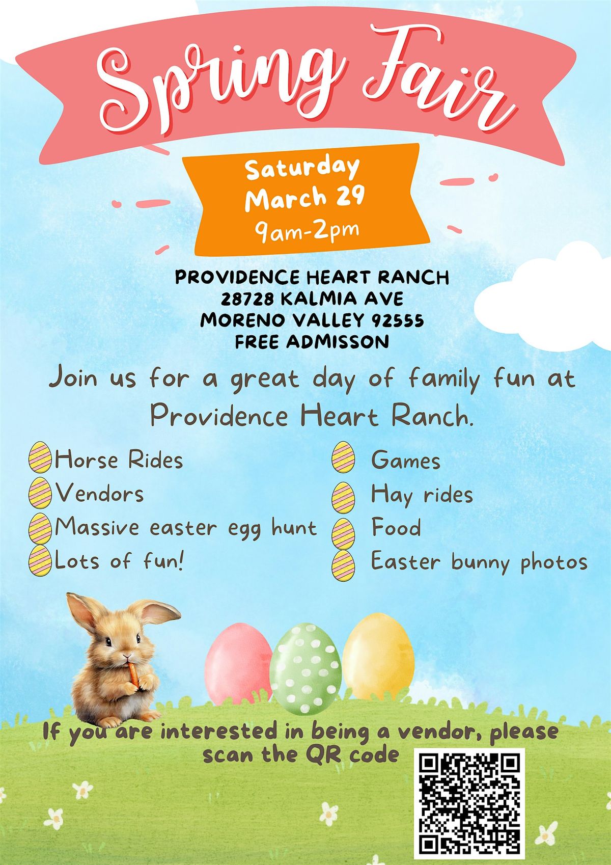 Providence Heart Ranch Spring Fair