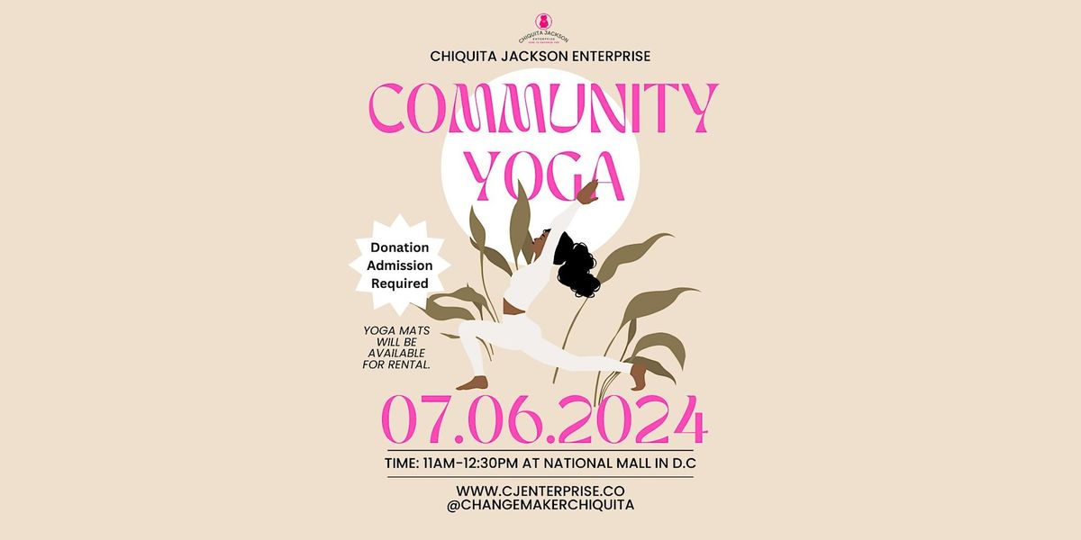 Chiquita Jackson Enterprise Community Yoga Fundraiser