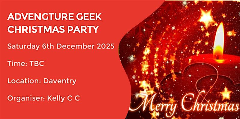 ADVENTURE GEEK CHRISTMAS PARTY