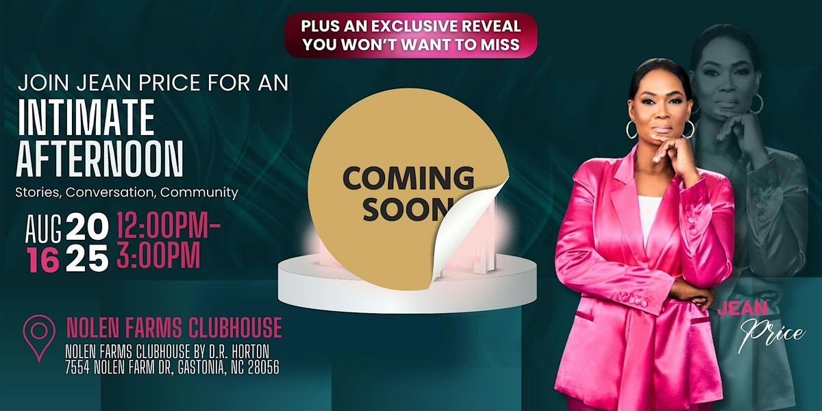 THE WEIE COLLECTIVE PRESENTS A BOOK LAUNCH EVENT WITH JEAN PRICE