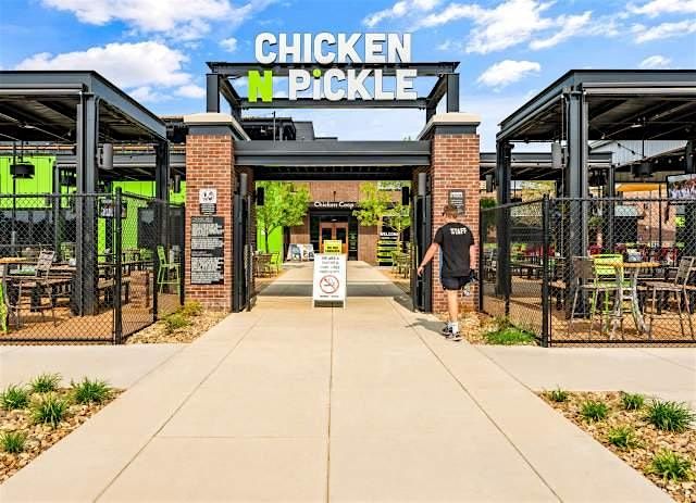 Serenity Saturday Yoga at Chicken N Pickle in St Charles~ Aug 30 @ 9-10:00