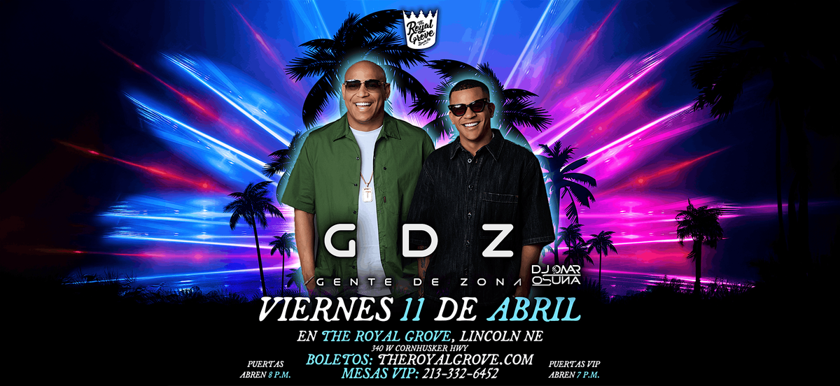 GENTE DE ZONA | LINCOLN NEBRASKA | THE ROYAL GROVE