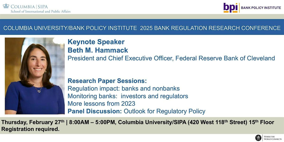 2025 Bank Regulation Research Conference