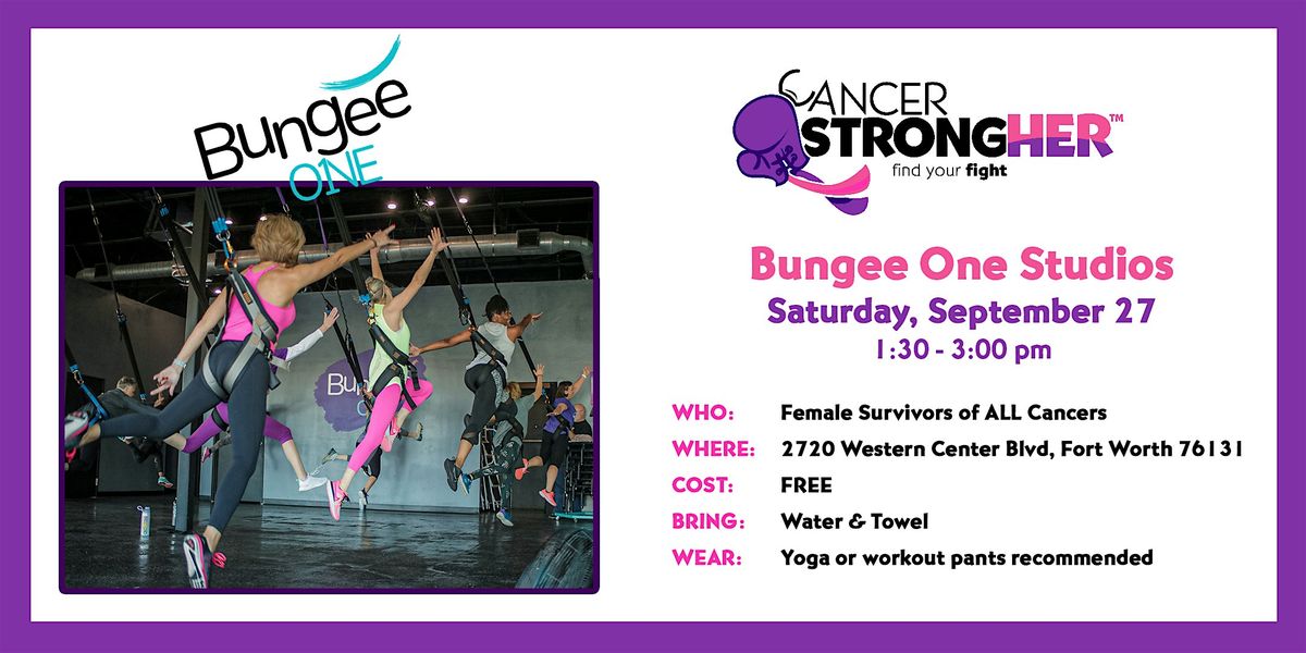 Cancer StrongHER Bungee One Studios \u2014 September 27, 2025 Class