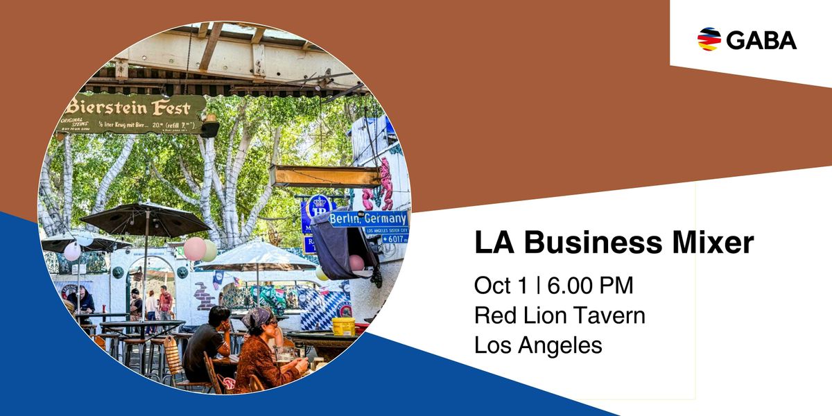 LA Business Mixer at Red Lion Tavern