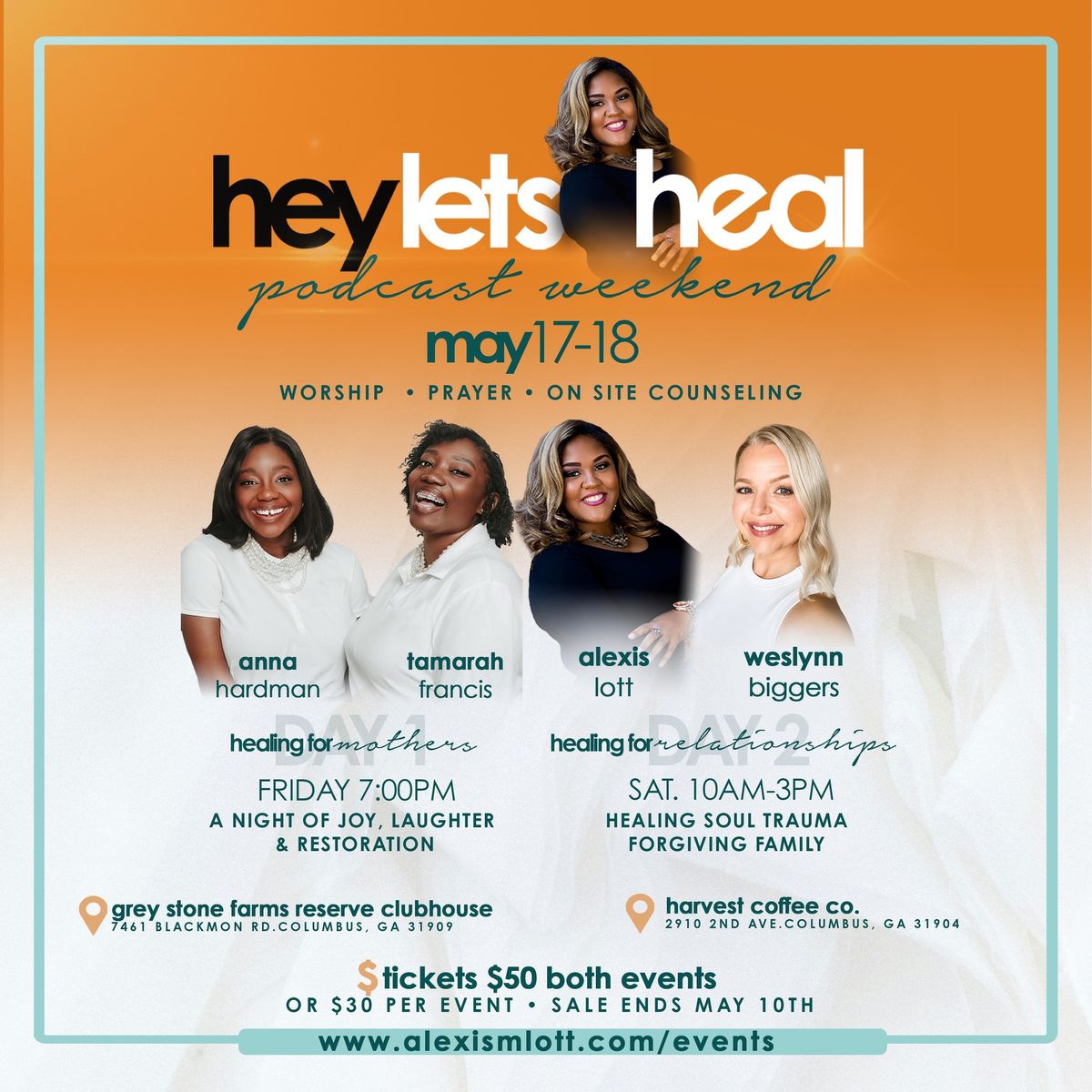 Hey Let\u2019s Heal Live Podcast Weekend 