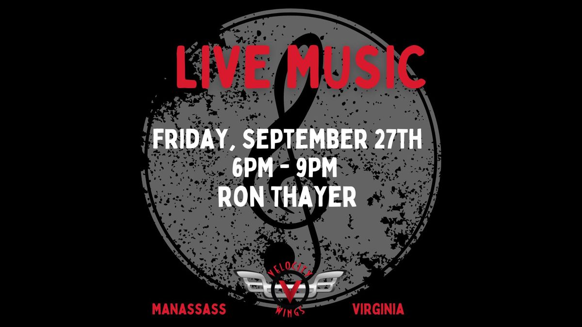 Live Music with Ron Thayer 