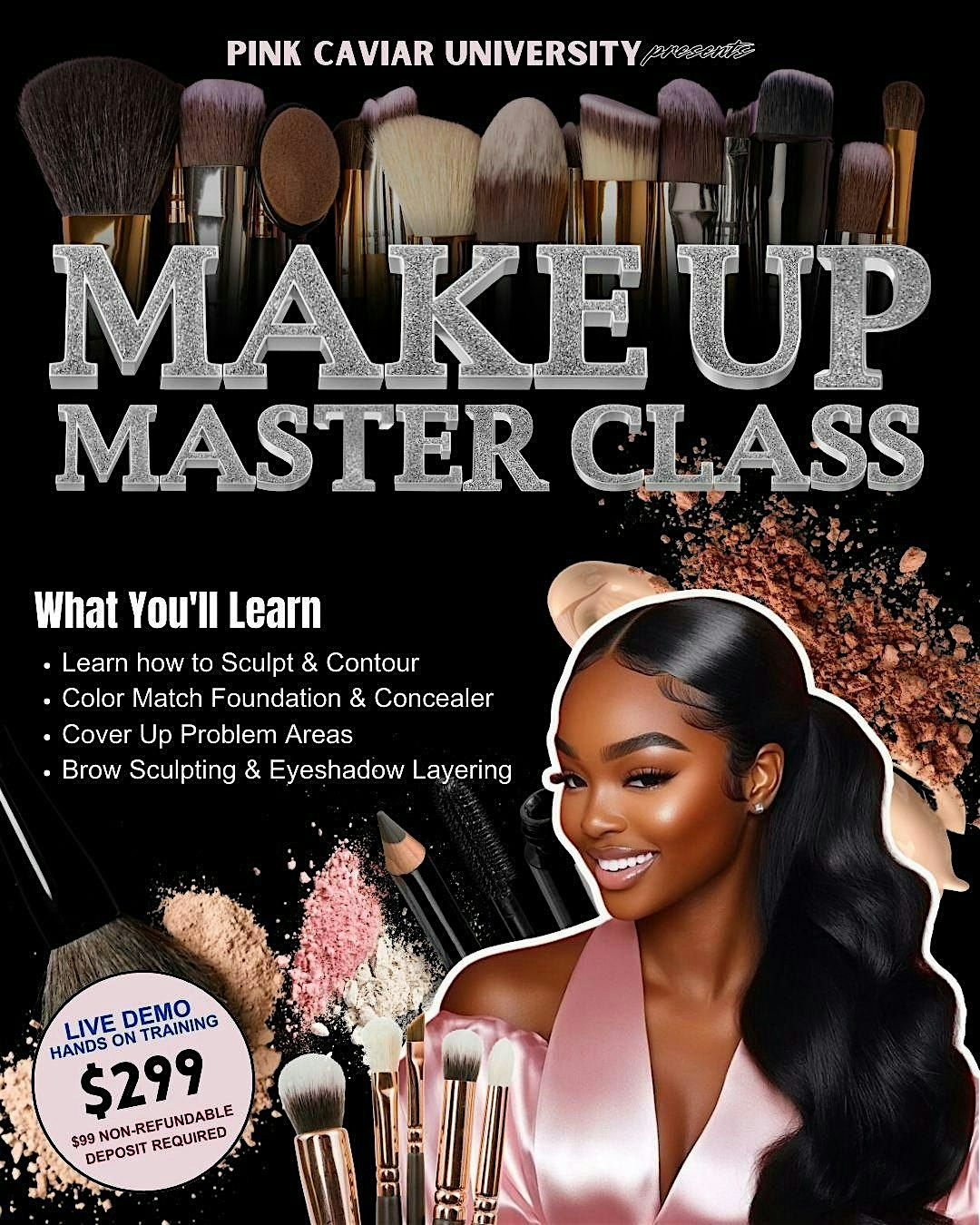 Makeup Master Class $299