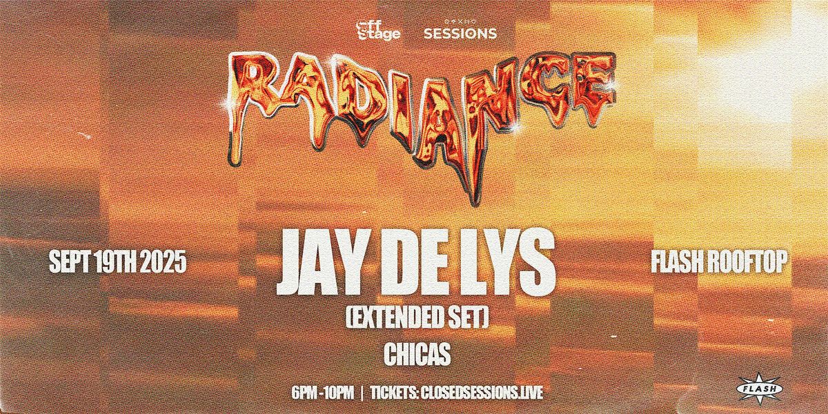Jay De Lys @ Flash Rooftop (6-10pm)