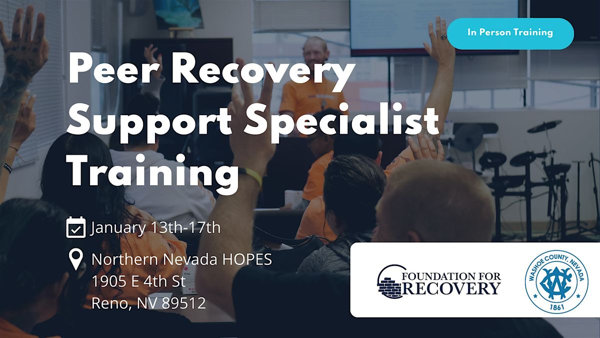 Peer Recovery Support Specialist Training