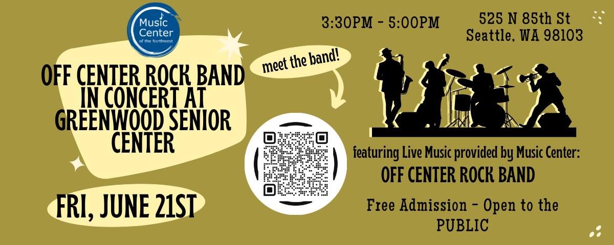 Off Center Rock Band at Greenwood Senior Center