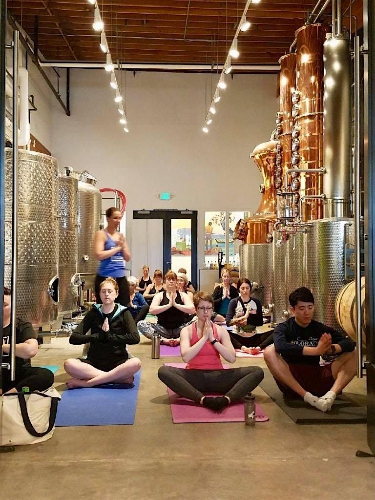 Gin (and more)  + Yoga at Scratch Distillery