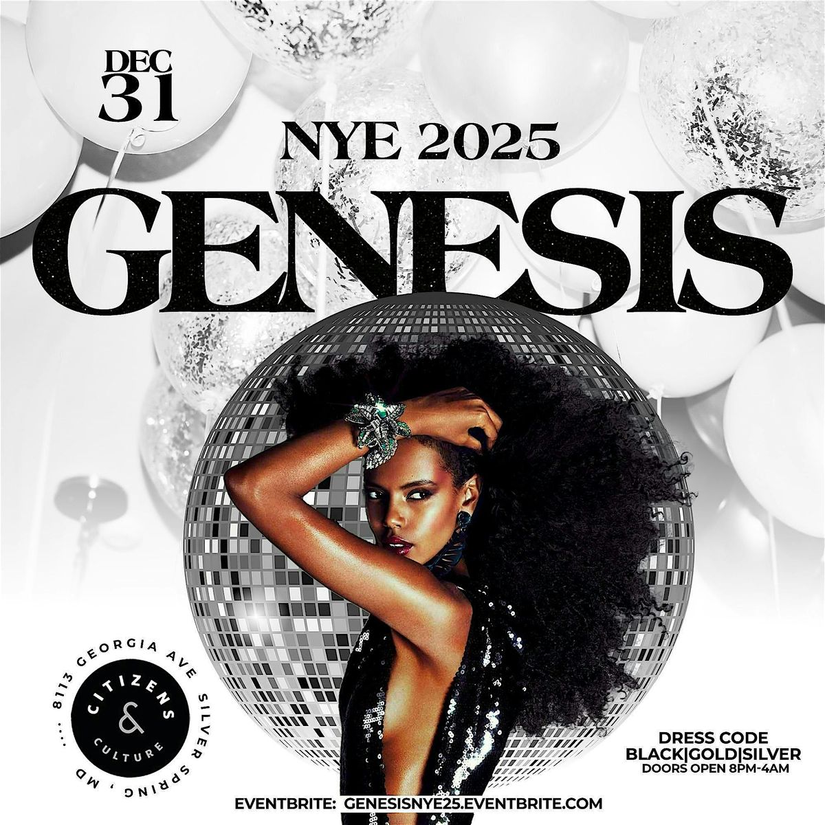 GENESIS 2.0 NYE PARTY 2025 | CITIZENS & CULTURE ROOFTOP