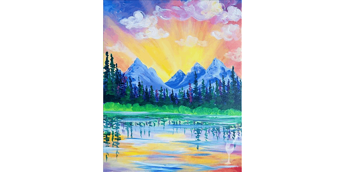 Morning Over the Mountains - Paint and Sip in Denver | Classpop!\u2122
