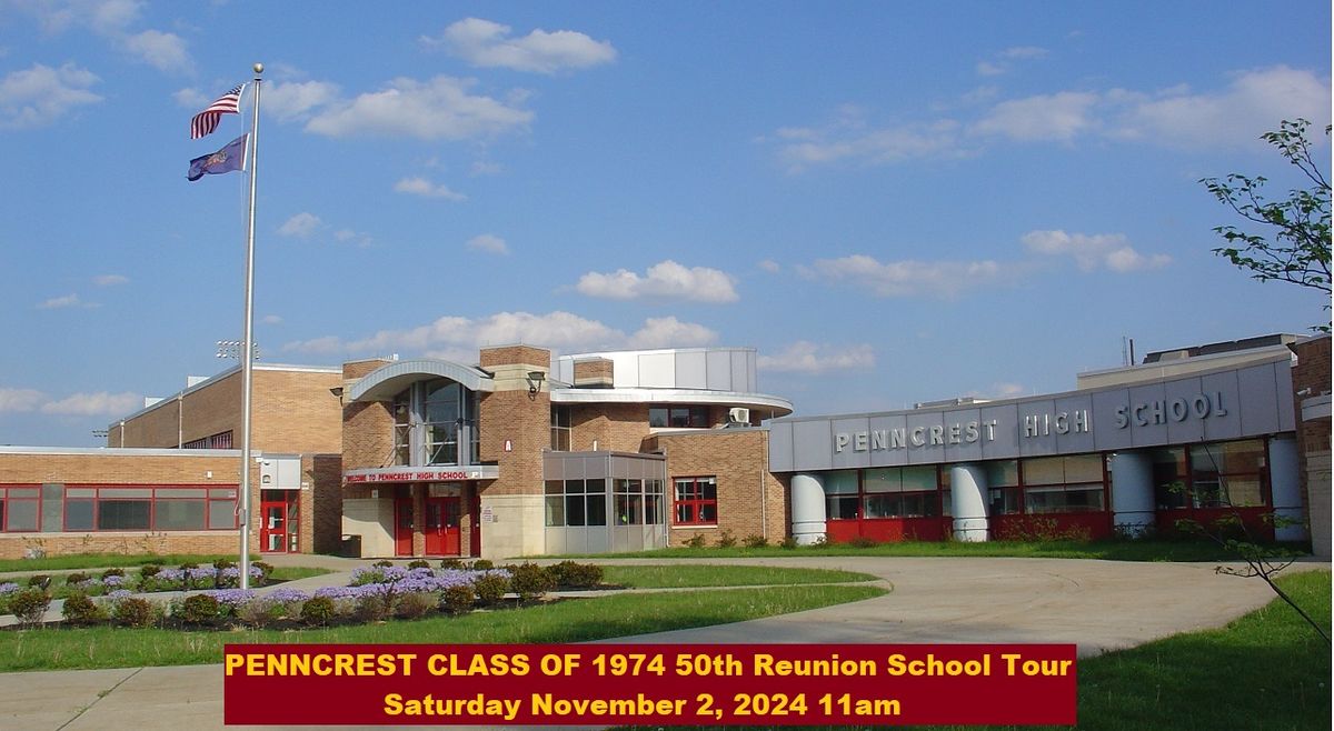 Penncrest High School Class of 1974 50th Reunion School Tour