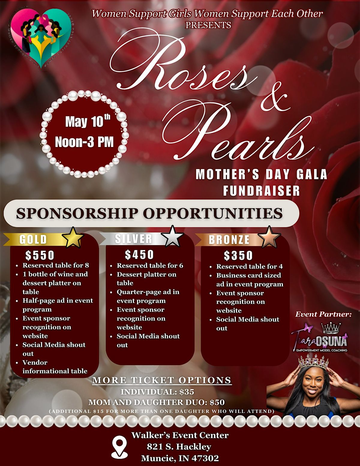 Roses and Pearls Mother's Day Gala Fundraiser