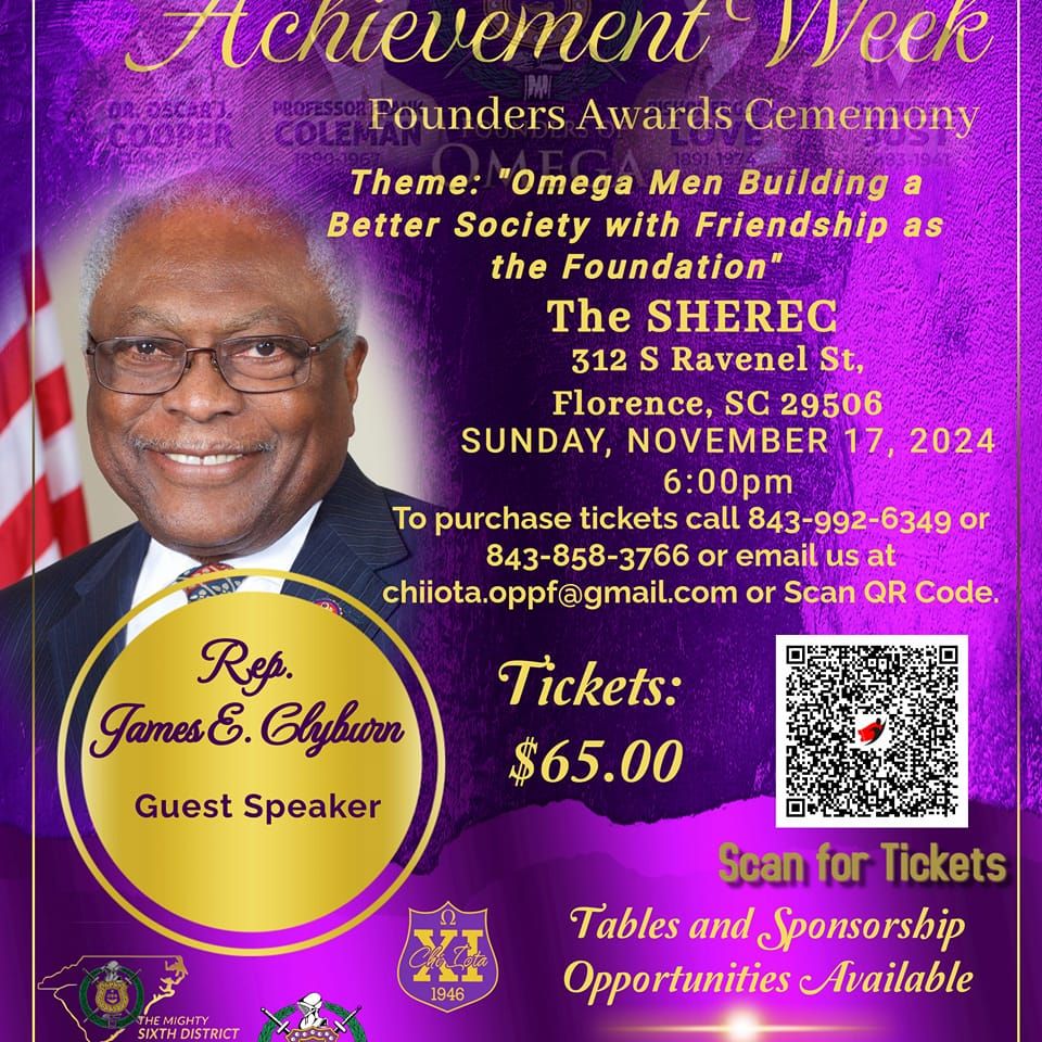 Chi Iota Chapter of the Omega Psi Phi Fraternity, Inc. Achievement Week Founders Awards Ceremony