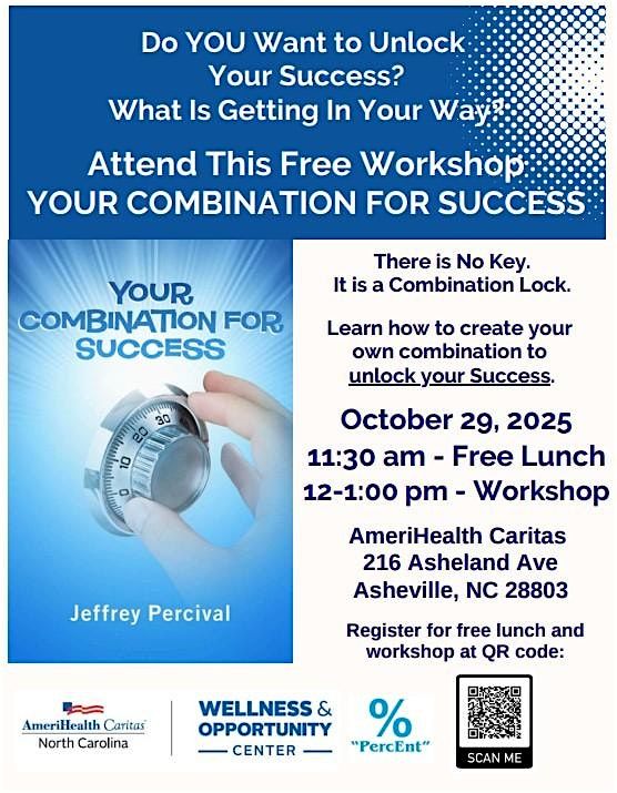 FREE Workshop  + Lunch: Your Combination for Success!